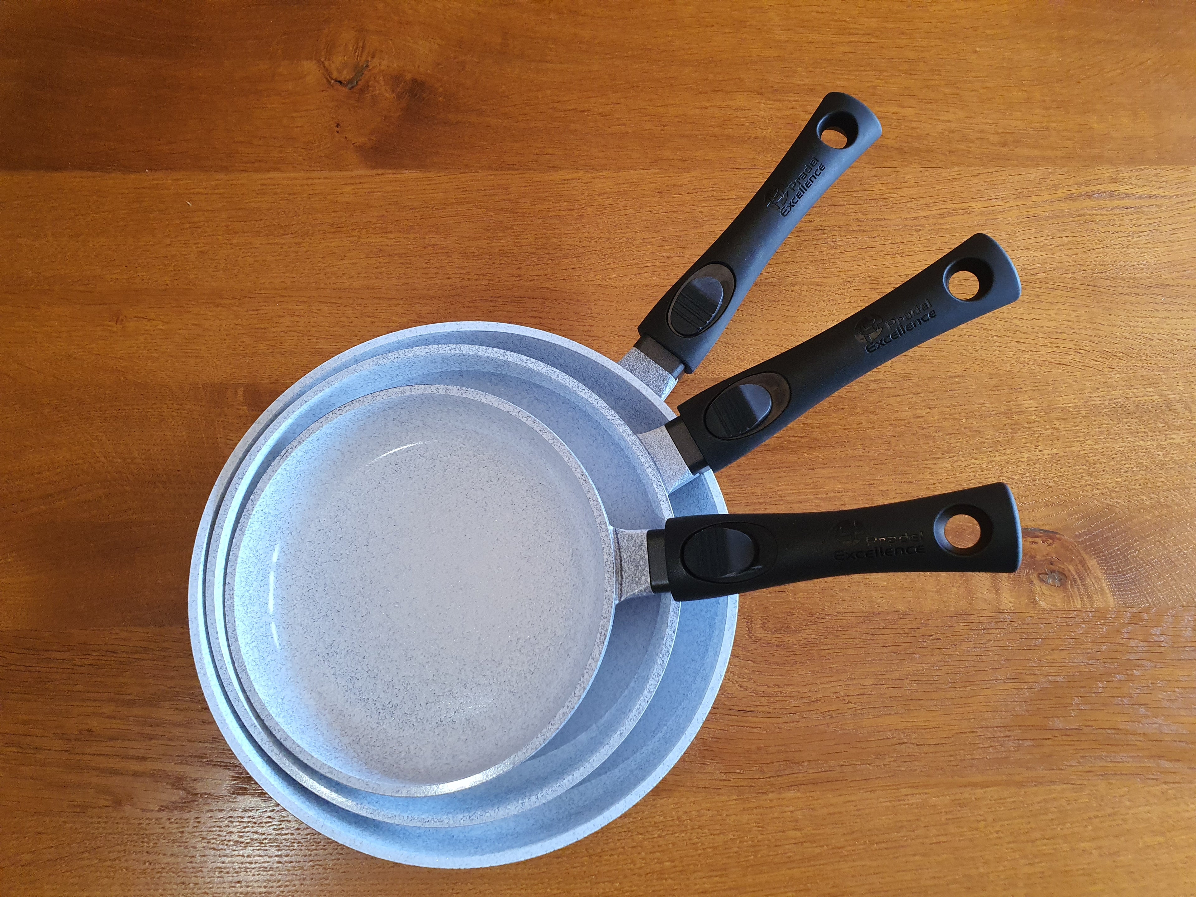 Set 3 poêles 20/24/28 cm