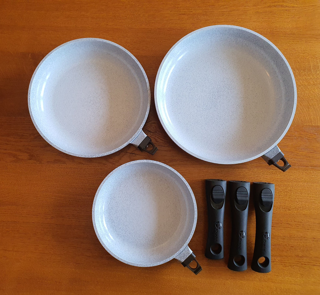 Set 3 poêles 20/24/28 cm